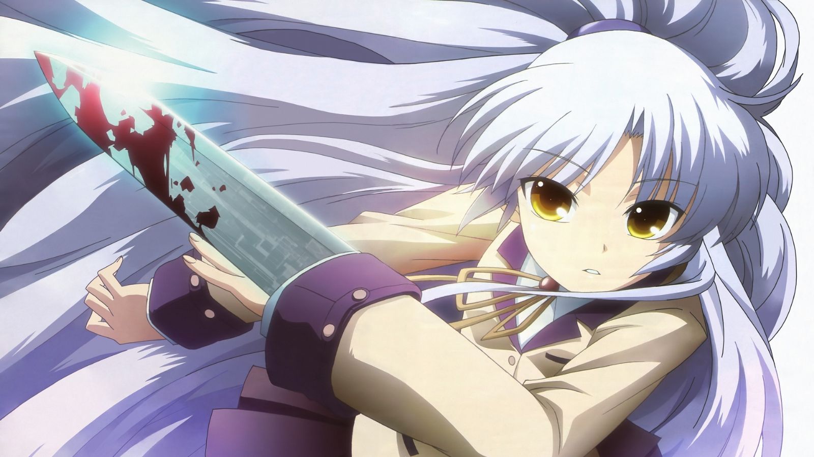 angel beats美女 鲜血祭奠的黎明之光之美少女