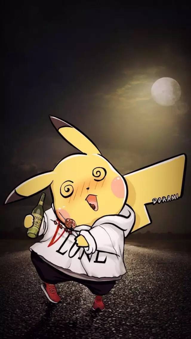 换装皮卡丘萌照高清壁纸!